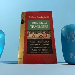 Four Great Tragedies by William Shakespeare Cardinal Edition Pocket Book 1953